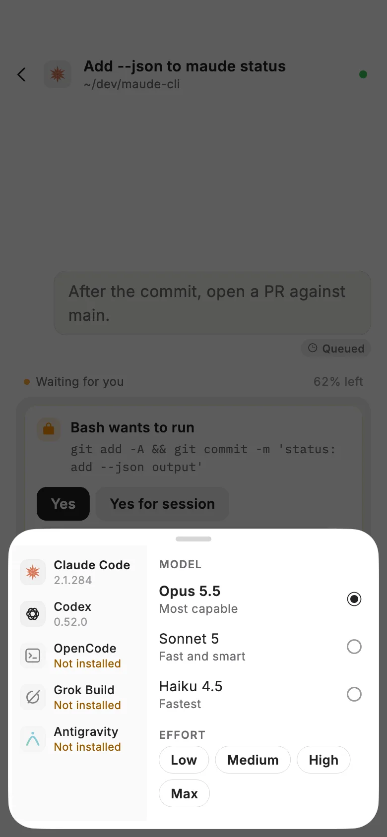 OpenCode sur votre téléphone, sur un serveur qui vous appartient